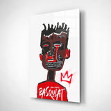 Arte della parete di vetro Stile di Jean-Michel Basquiat || Collezione designer