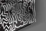 Style of Keith Haring Glass Wall Art || Designer Collection.