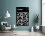 Style of Keith Haring Glass Wall Art || Designer Collection.
