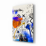 Style of Keith Haring Glass Wall Art || Designers Collection