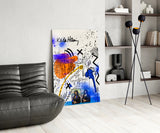 Style of Keith Haring Glass Wall Art || Designer Collection.