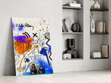 Style of Keith Haring Glass Wall Art || Designer Collection.