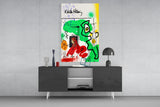 Style of Keith Haring Glass Wall Art || Designer Collection.