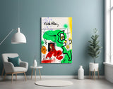Style of Keith Haring Glass Wall Art || Designer Collection.