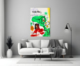 Style of Keith Haring Glass Wall Art || Designer Collection.