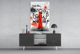 Style of Keith Haring Glass Wall Art || Designer Collection.