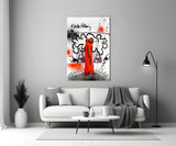 Style of Keith Haring Glass Wall Art || Designer Collection.