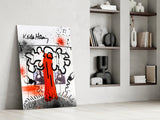 Style of Keith Haring Glass Wall Art || Designer Collection.