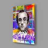 Keith Haring Glass Wall Art || Designer Collection.