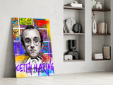 Keith Haring Glass Wall Art || Designer Collection.