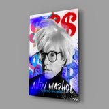 Andy Warhol Glass Wall Art || Designer Collection.