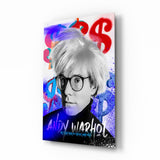 Andy Warhol Glass Wall Art || Designer Collection.