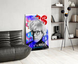 Andy Warhol Glass Wall Art || Designer Collection.