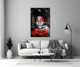Jean-Michel Basquiat Glass Wall Art || Designer Collection.