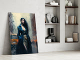 Stand Womanly Glass Wall Art || Designer Collection.