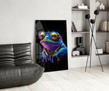Cool Frog Glass Wall Art || Designers Collection.