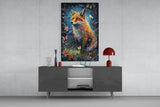 The Fox Glass Wall Art || Designer Collection.