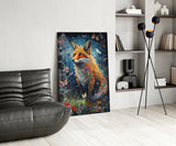 The Fox Glass Wall Art || Designer Collection.
