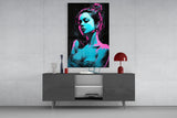 Girl Glass Wall Art || Designer Collection.