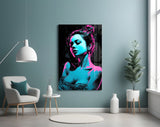 Girl Glass Wall Art || Designer Collection.