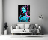 Girl Glass Wall Art || Designer Collection.
