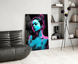 Girl Glass Wall Art || Designer Collection.