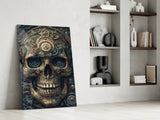The Skull Glass Wall Art || Designer Collection.