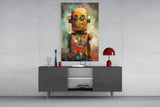 Robocute Glass Wall Art || Designer Collection.