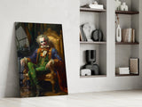 Clown and the Throne Glass Wall Art || Designer's Collection.