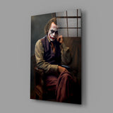 Joker the Thinker Glass Wall Art || Designer Collection.