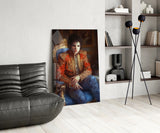 Michael Jackson  Glass Wall Art || Designer Collection.