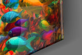 Fish World Glass Wall Art || Designer Collection.