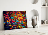 Fish World Glass Wall Art || Designer Collection.
