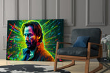 Keanu Reeves Glass Wall Art || Designer Collection.