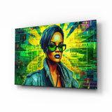 Rihanna Glass Wall Art || Designer Collection.