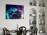 Cadillac Glass Wall Art || Designer Collection.
