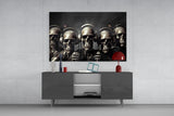 Skull Party Glass Wall Art || Designer's Collection.