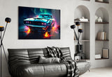 1970 Dodge Challenger  Glass Wall Art || Designer Collection.