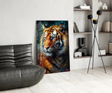 Tiger Glass Wall Art || Designer Collection.