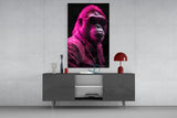 Ape the Cool Glass Wall Art || Designer Collection.