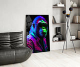 Ape the Cool Glass Wall Art || Designer Collection.