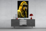 Ape the Cool Glass Wall Art || Designer Collection.