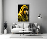Ape the Cool Glass Wall Art || Designer Collection.