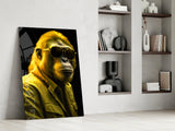 Ape the Cool Glass Wall Art || Designer Collection.