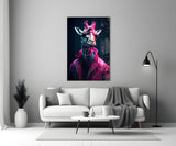 Stylish Giraffe Glass Wall Art || Designer Collection.