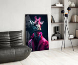 Stylish Giraffe Glass Wall Art || Designer Collection.