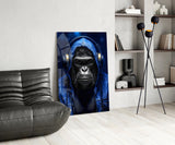 Rebellios Ape  Glass Wall Art || Designer Collection.