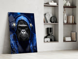 Rebellios Ape  Glass Wall Art || Designer Collection.