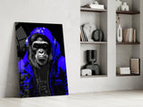 The Ape Glass Wall Art || Designer Collection.