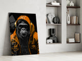 The Ape Glass Wall Art || Designer Collection.